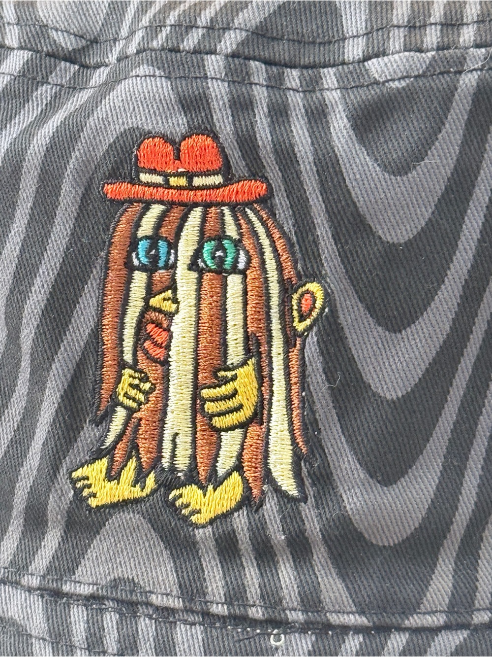 Killer Acid Psychedelic Custom Patch Bucket Hat - Picture 5 of 9